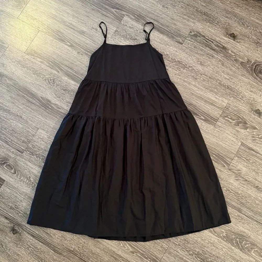 Enza Costa Cotton Tiered Dress